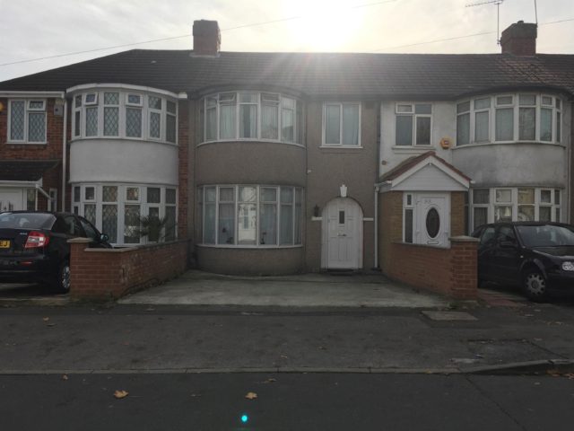  Image of 3 bedroom Terraced house for sale in Berwick Avenue Hayes UB4 at Hayes Middlesex Southall, UB4 0NH